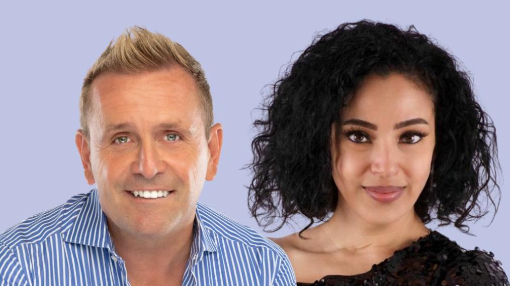 John Dennis en Vanessa Issa