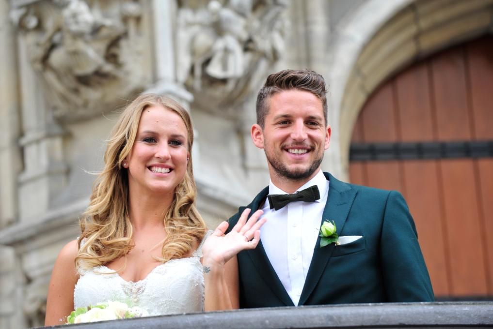 Kat Kerkhofs en Dries Mertens