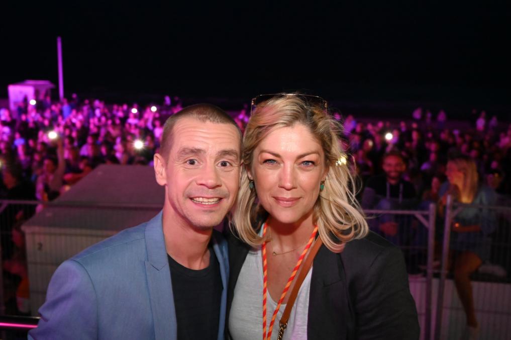 Sam Gooris en Kelly Pfaff