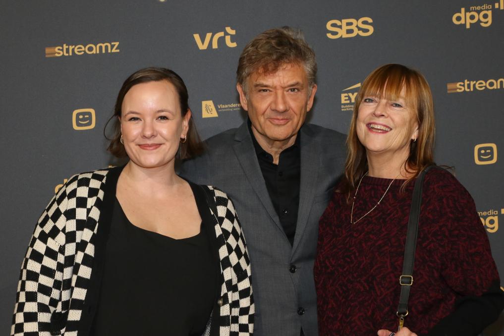 Bart Peeters met zijn vrouw Anneke en dochter Nona