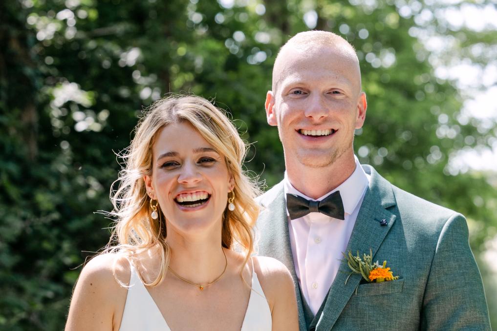 Elke Van Wanghe en Denzel Van der Vloet uit Blind Getrouwd 2026