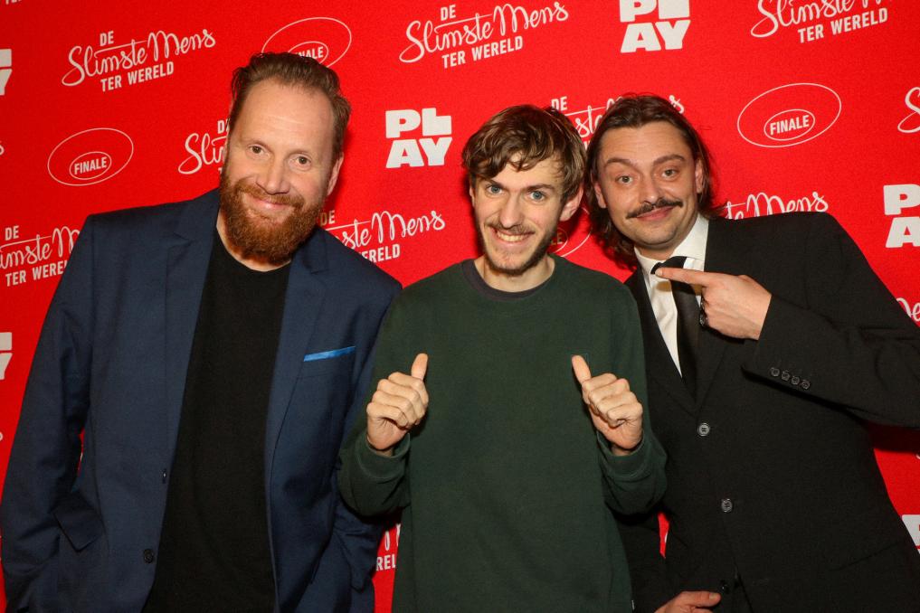 Finalisten De Slimste Mens 2025; Roel Steeno- Felix Heremans- Gover Meit