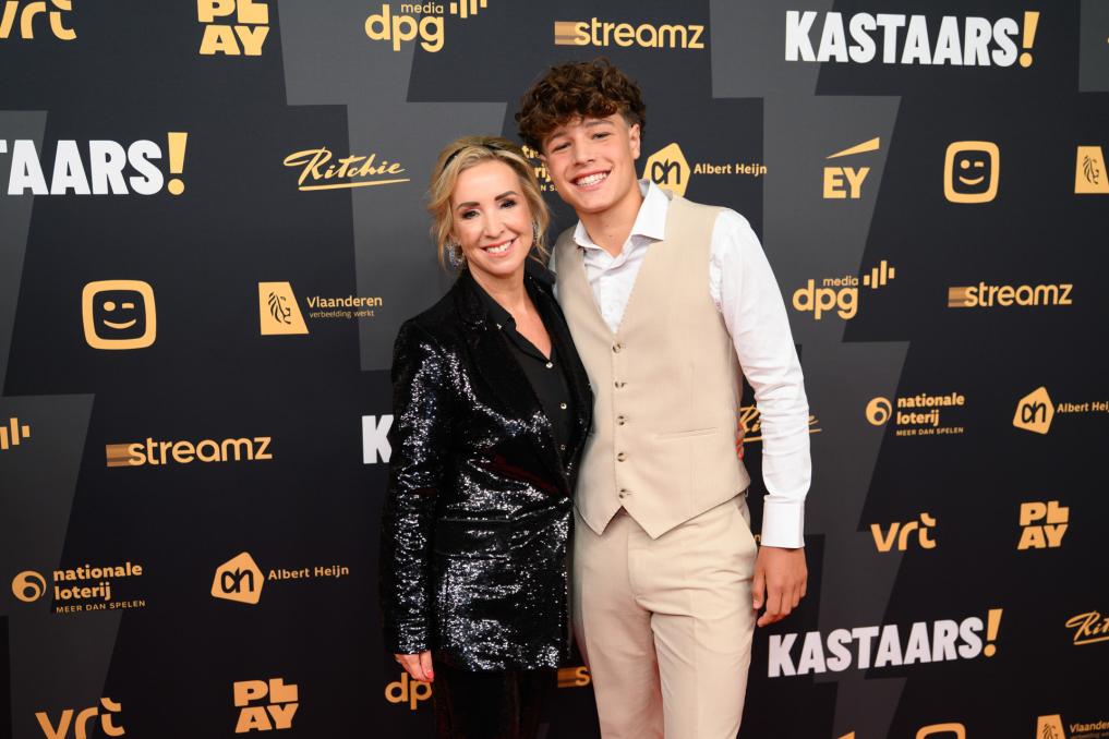 Kathleen Aerts met haar zoon Lewis