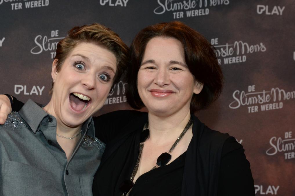 Hetty Helsmoortel en vriendin Els