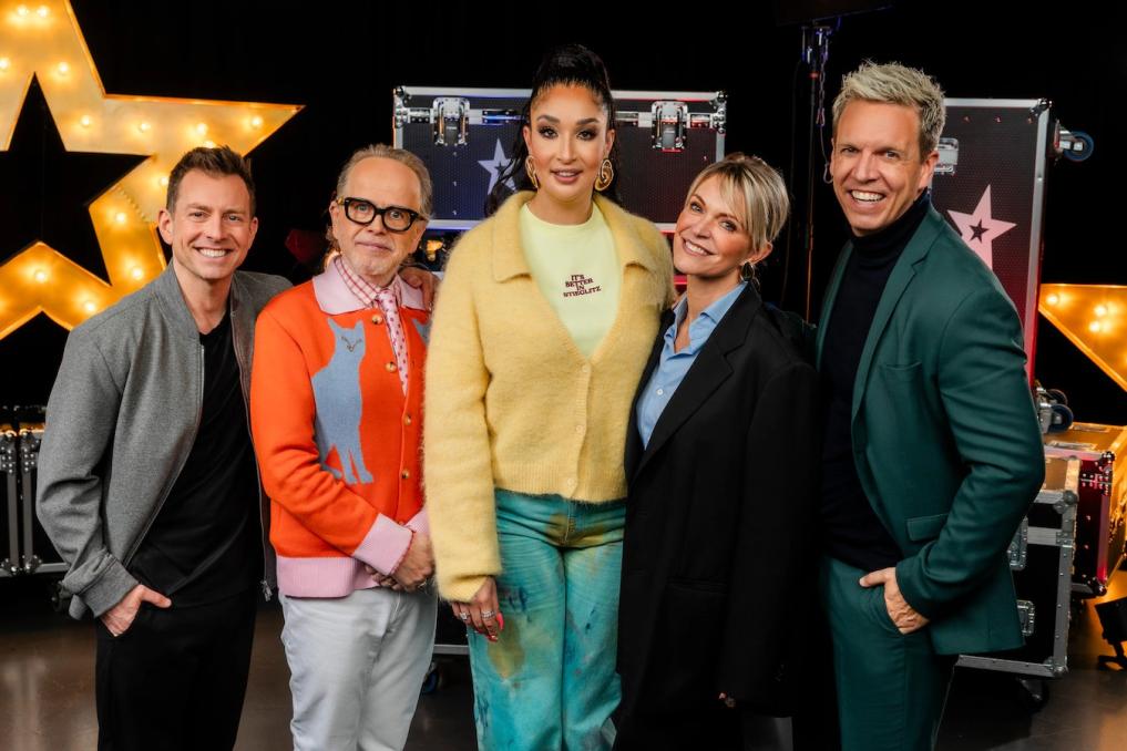 Soundos El Ahmadi, Marc-Marie Huijbregts, Dan Karaty, Karen Damen en James Cooke