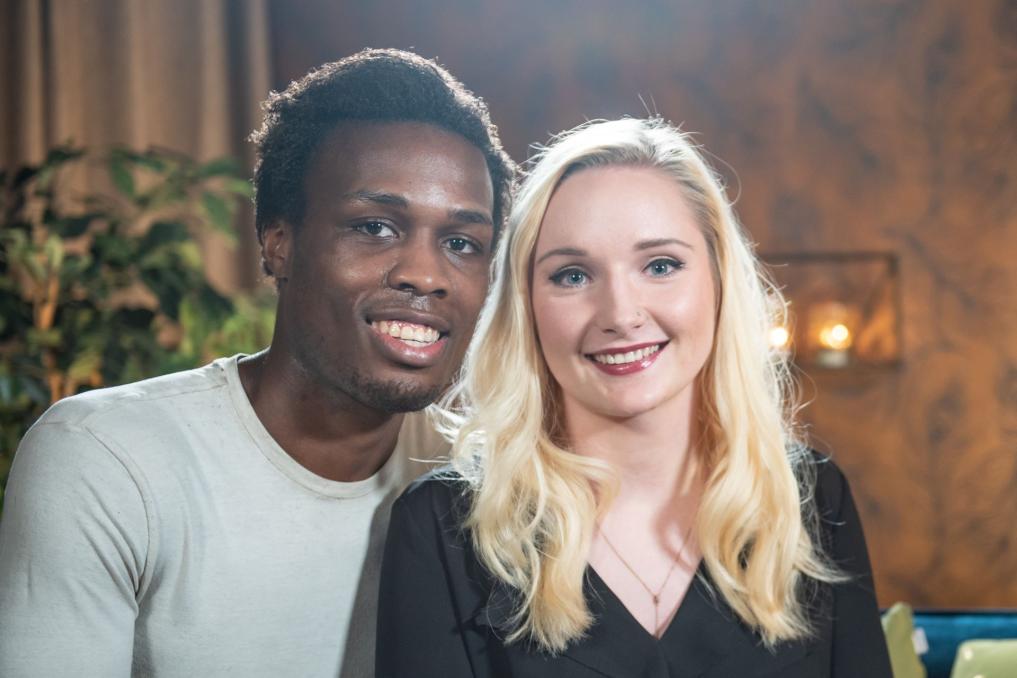 Roger Osei Bonssu en Laura Moenaert